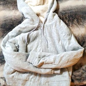 Gray Zip-up Sweatshirt